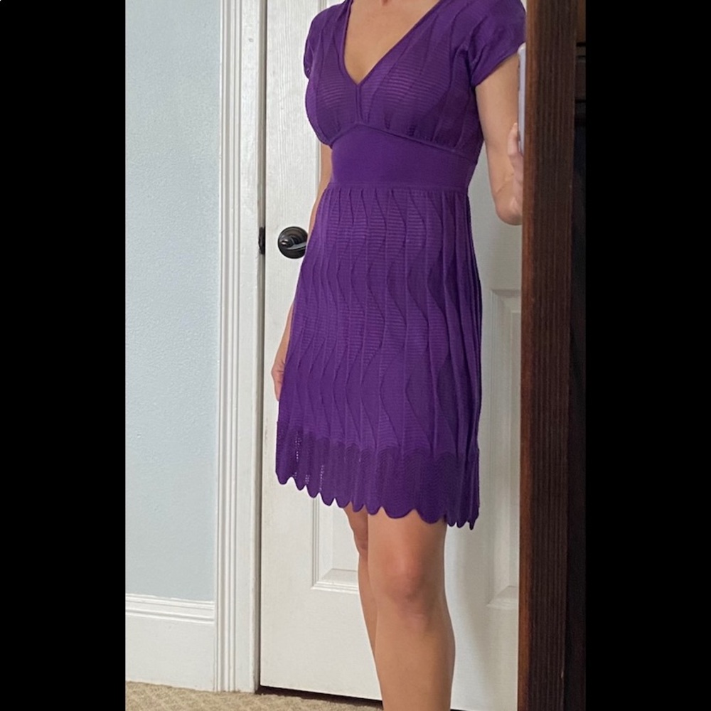 Missoni Knit purple knit dress, size 4